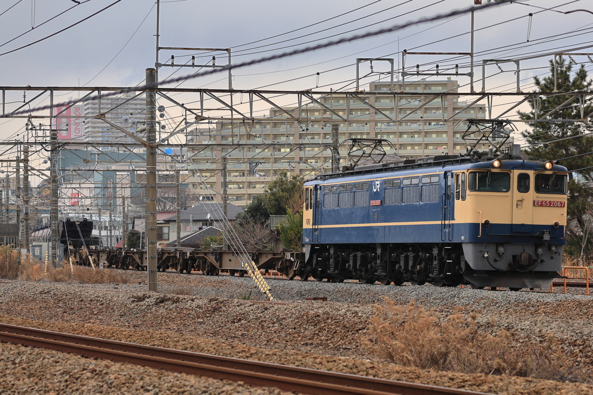 臨8764レに大物車シキ611 - きっぷうりば
