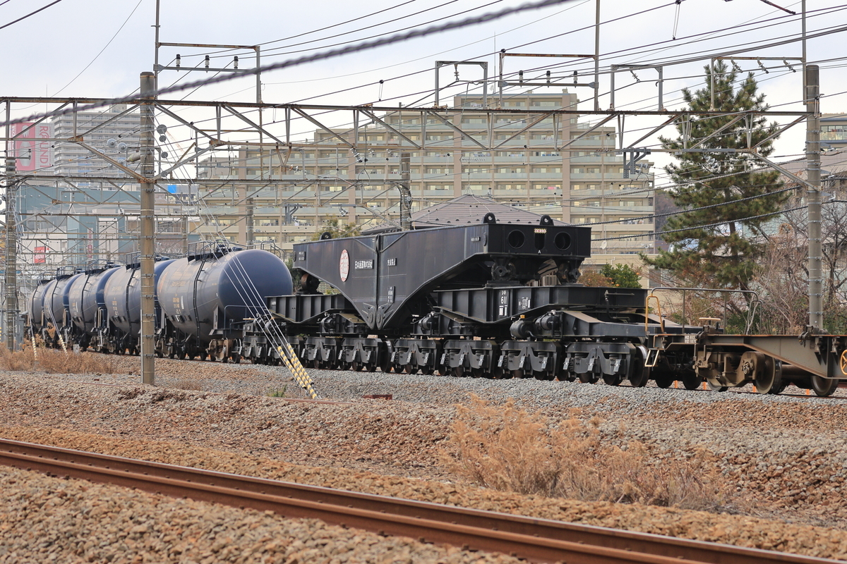 臨8764レに大物車シキ611 - きっぷうりば