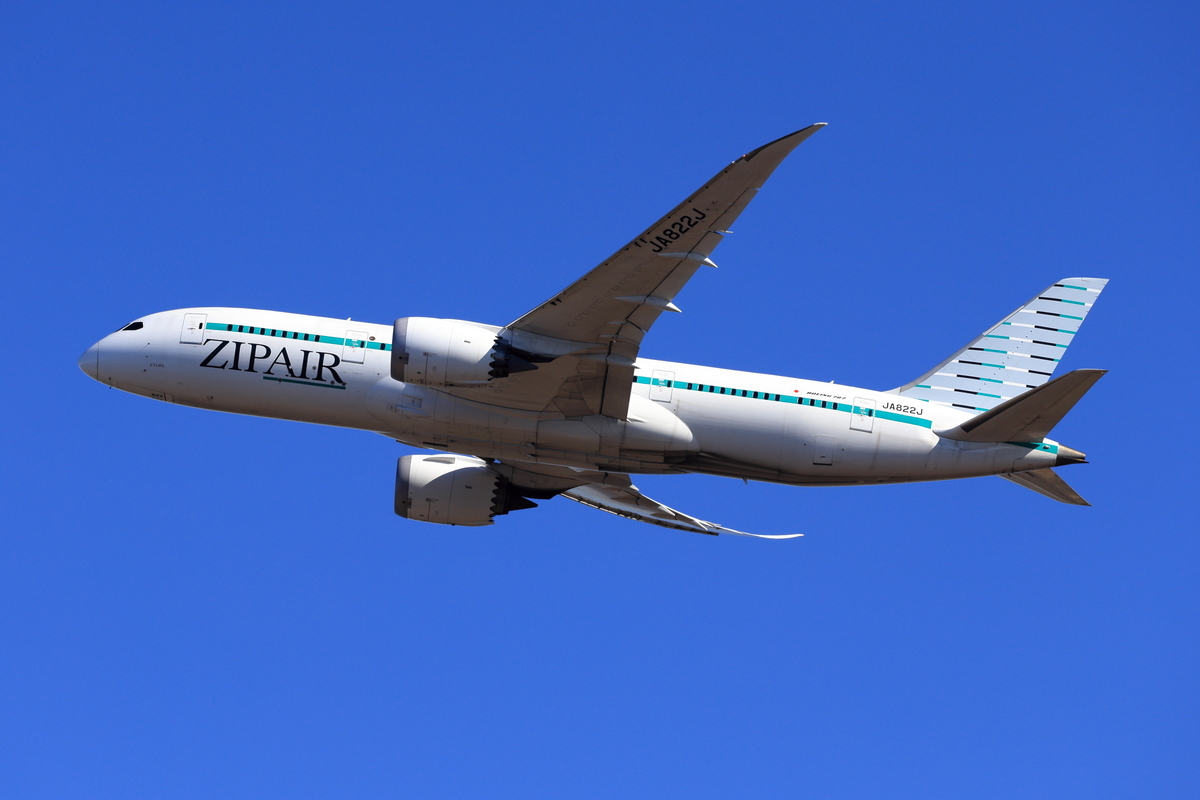 ZIPAir JA822J - 青空きっぷうりば