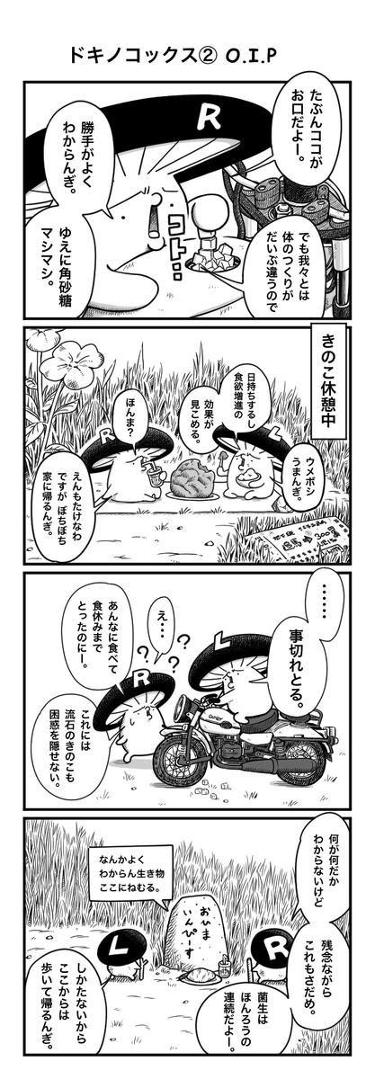 きのこ漫画 ドキノコックス O I P の巻 関東きのこの会 きのこ情報ポータルサイト