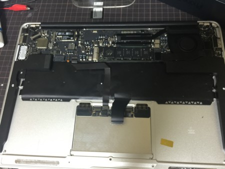 MacBook Air 11インチ (Mid 2013)をUSキーボードに載せ換えてみる