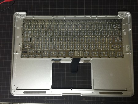 MacBook Air 11インチ (Mid 2013)をUSキーボードに載せ換えてみる