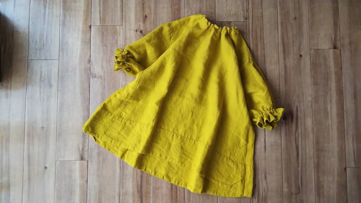 着なくなったブラウスをこども用のワンピースに Vol 1 古着リメイク アップサイクル Sewing Memo