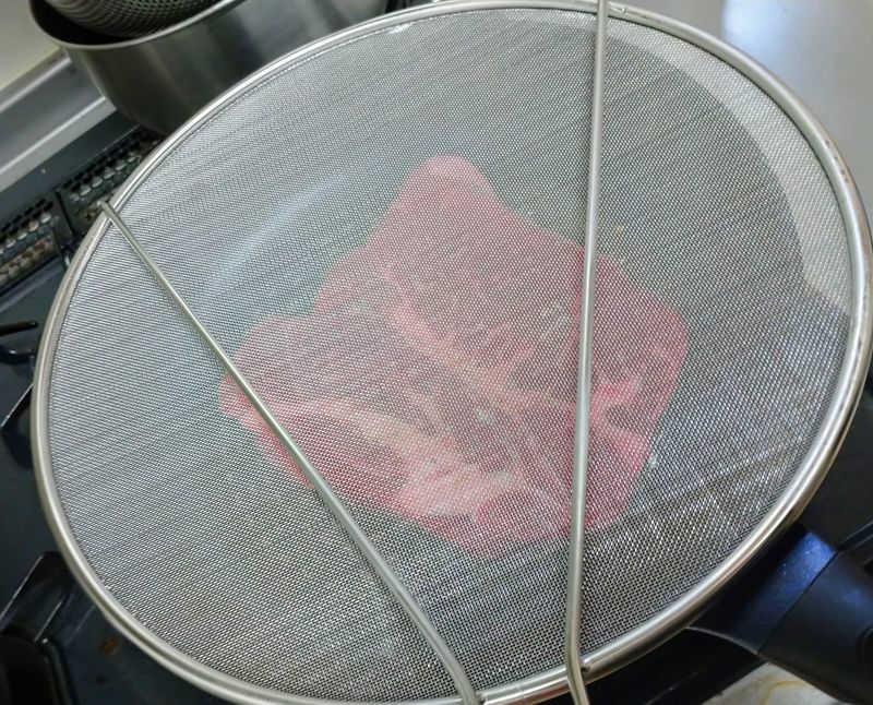ステーキ 油はね防止ネット