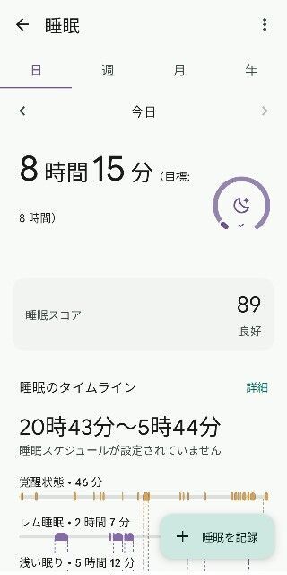 睡眠の質