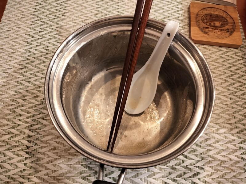鍋ラーメン完食