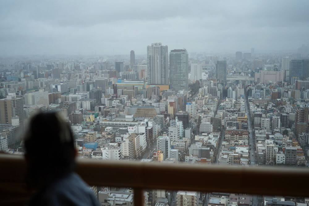 個室からの風景