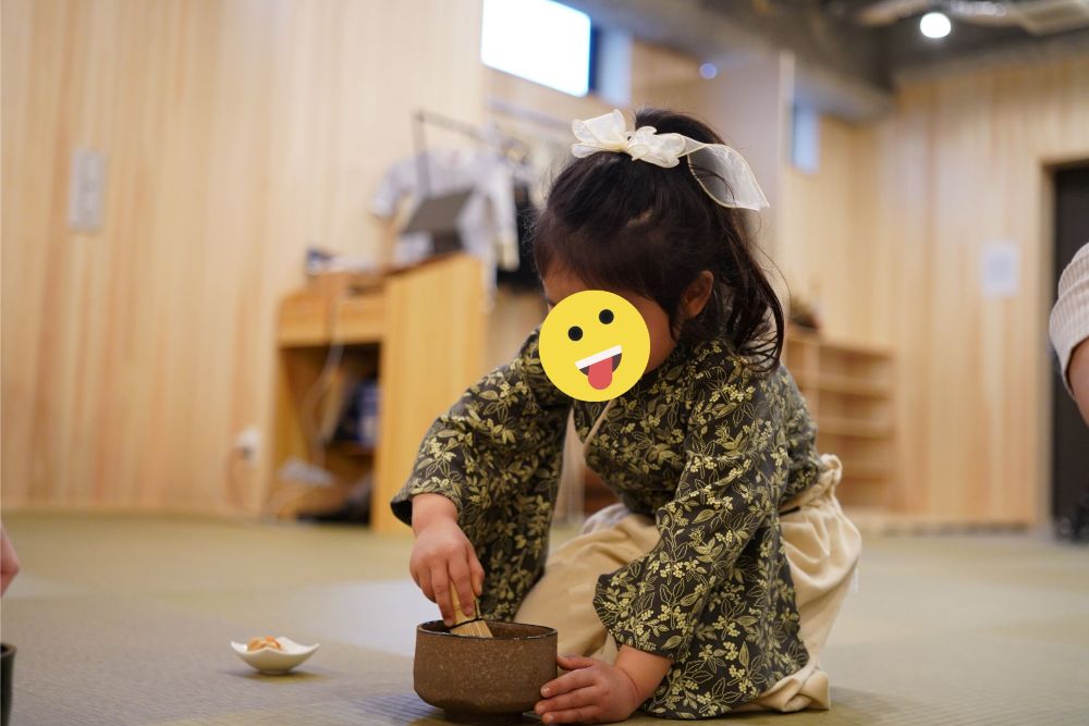 茶道体験の様子