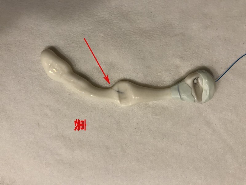 点検の呼びかけにつながったひび割れ報告の別角度写真