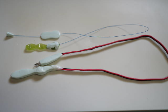 ほぼ補助チップサイズのコネクターが作成できました