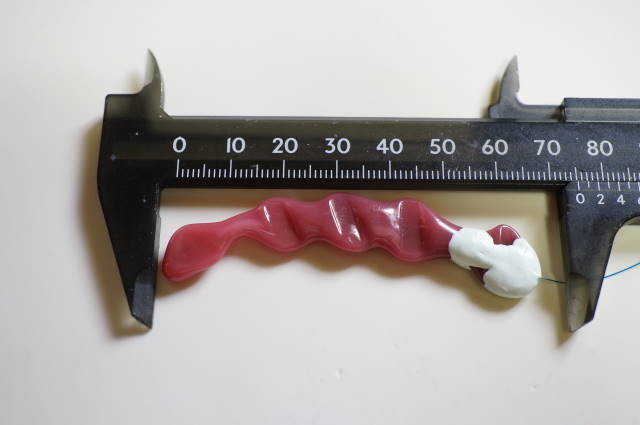 長さ65〜70mm・前立腺部に3つコブの特注品