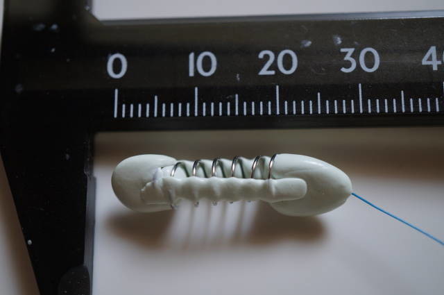 肥大した前立腺への応用を考えたコイル試作品