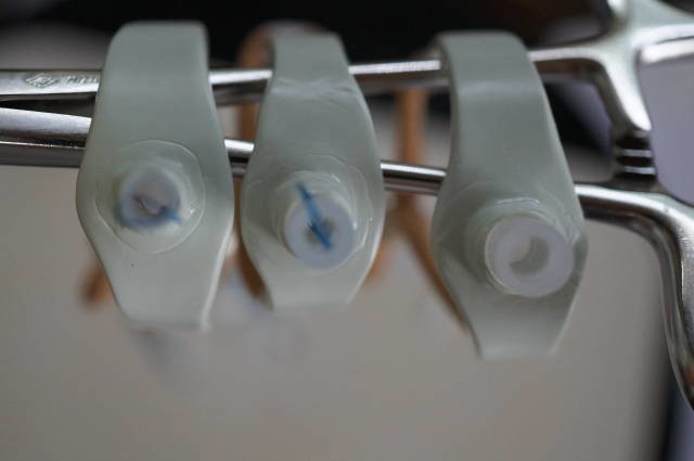 Tube ends illustrating the three diameters discussed in July 2022.
