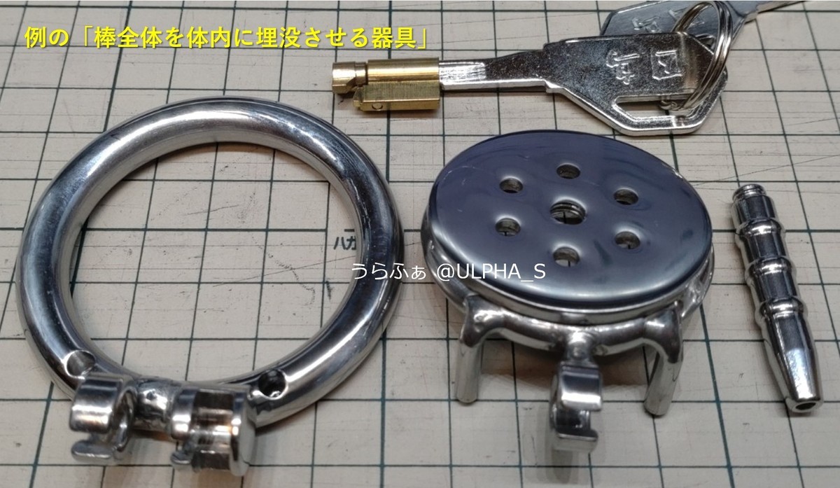 Separate prostate chip and pushing chip components with thread connections