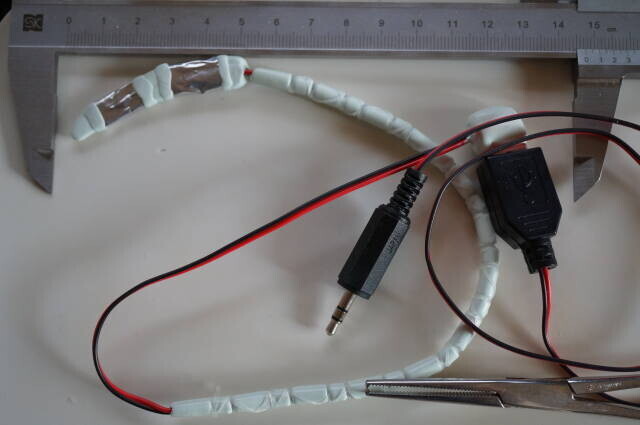 The electrode prototype discussed in the April 2023 connection redesign.