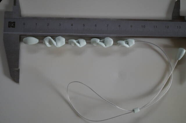 シリコナイロメタルを使った5連結の完成品