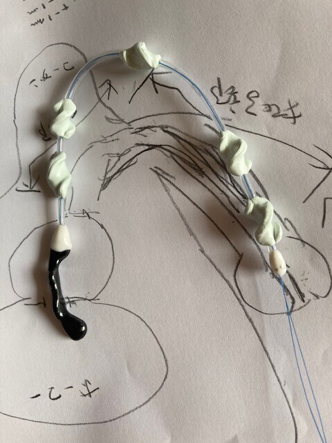 尿道の長さ変化へ対応するしっぽの試作品