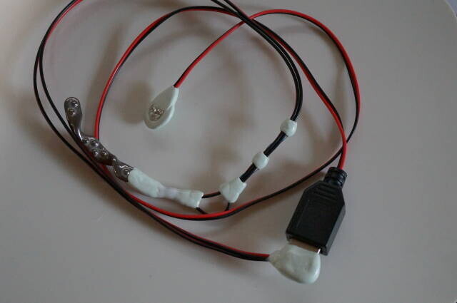 The stainless steel electrode assembly accompanying the December 2024 cable update.