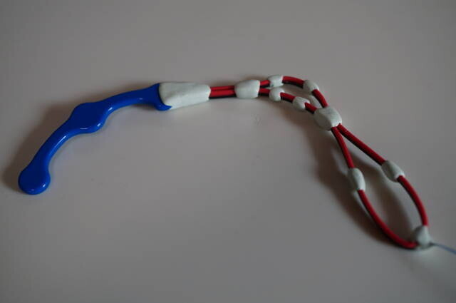 Hybrid lock-on prototype photographs accompanying the maker's first February 2025 report