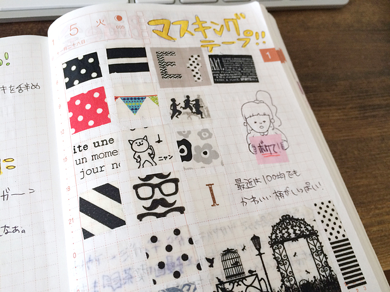 ほぼ日手帳のかわいい書き方、使い方 ほぼ日手帳のかわいい書き方、使い方