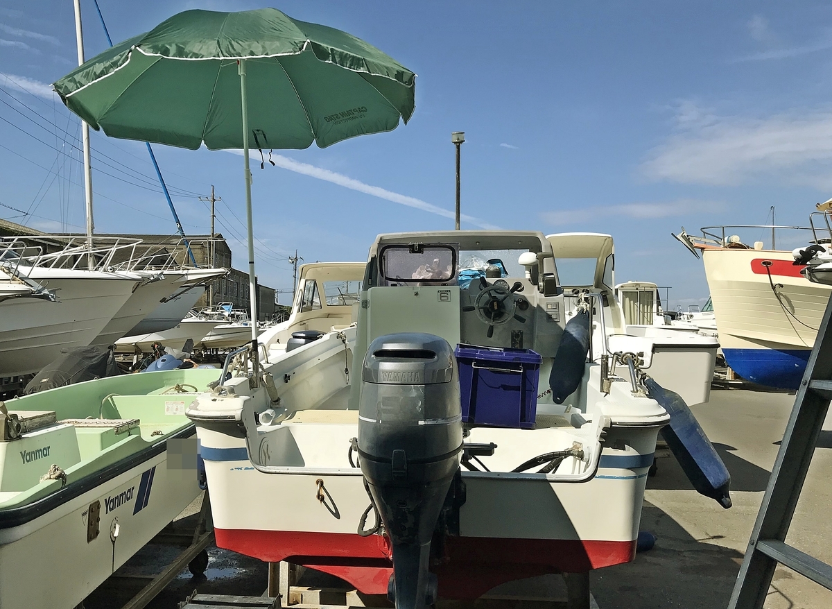 進水前に､愛艇の「徹底清掃」をしてきました?【 YAMAHAの名艇 / UF-20 