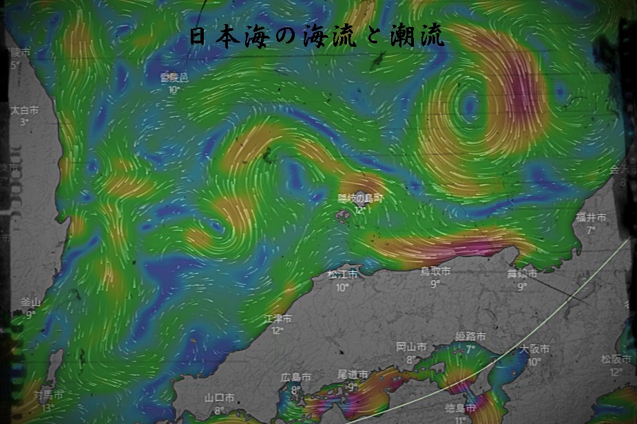 アングラー必見 日本海の海流と潮流について解説します 中潮の2日目パターン 山口県 島根県 金属遊び研究会 Fisherman Ryo