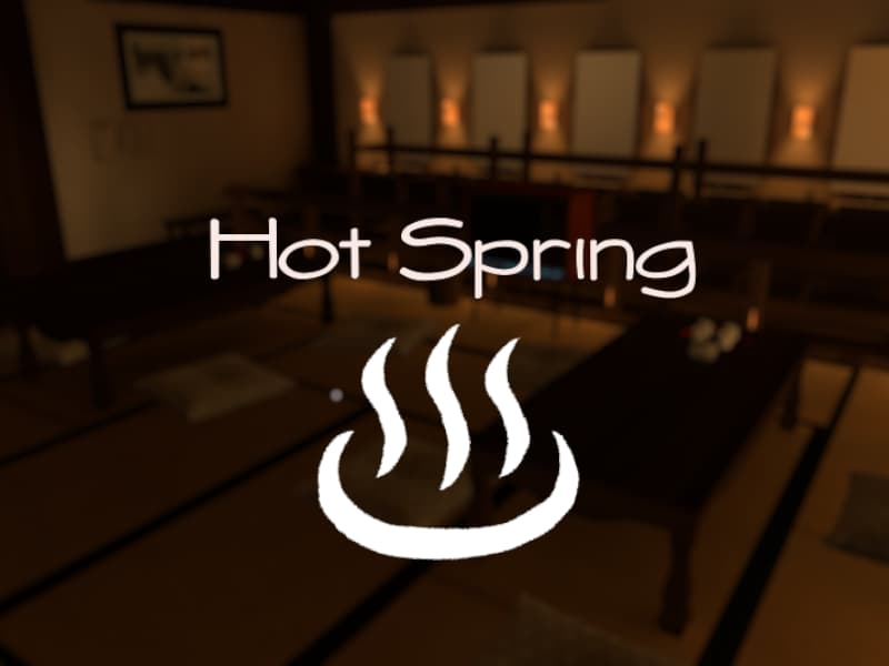 VRChat,温泉ワールド,温泉/Hot Spring