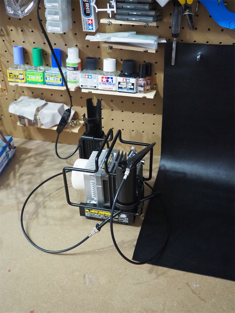 レビュー】ガンダムマーカーエアブラシ使いがコンプレッサー買い足した