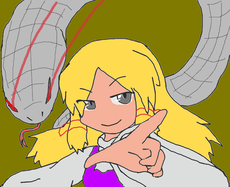 刺蜂さんの今日のお題は、昔の諏訪子です！