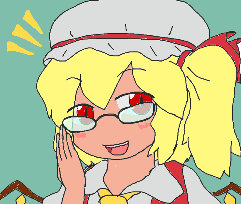 刺蜂さんの今日のお題は、メガネフランです！