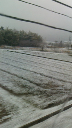 やがて雪カニの香住の雪景色