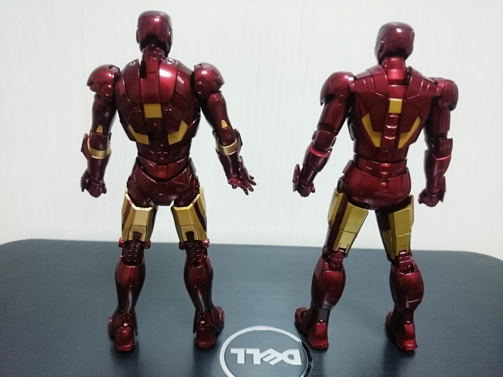アイアンマンマーク3とマーク4の違いをS.H.フィギュアーツで比べて