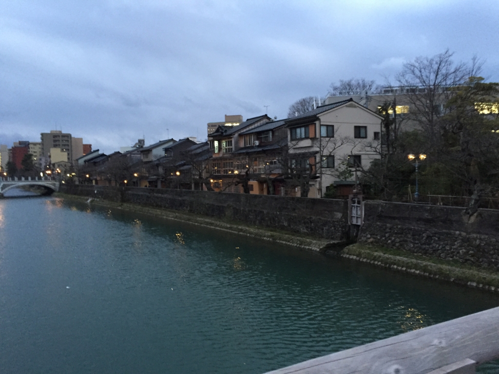 石川県金沢市東山 主計町を歩く 訪問日17年3月6日 全国歓楽街巡り