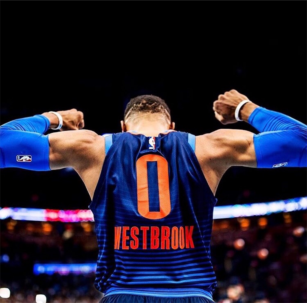 Russell Westbrook オーセンティックジャージ ウエストブルック