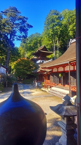 長命寺15　本殿内より