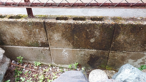 コンクリ壁ビフォー１