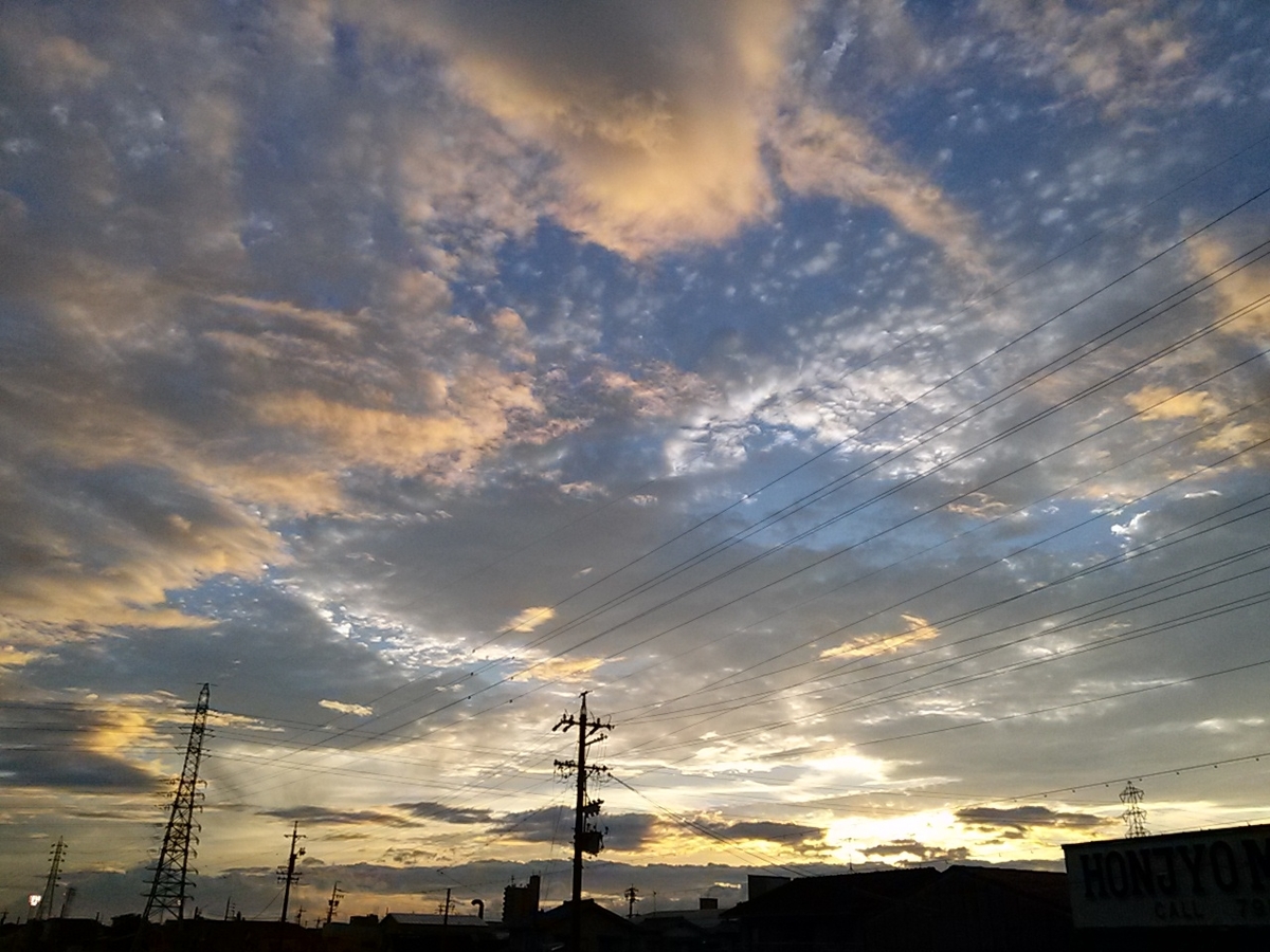 火曜日 夕焼け…雨上がりは綺麗｡ - 気ままに､思いつくままに。