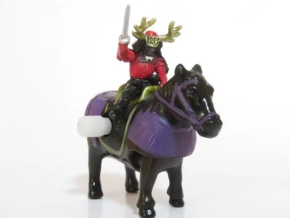 戦国騎馬武将 - 缶コーヒーのおまけ ☆戦国騎馬武将「ゼンマイで走る