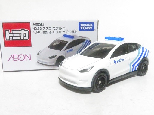 イオン限定 トミカ テスラ モデル Y ベルギー警察 10個セット 新品未