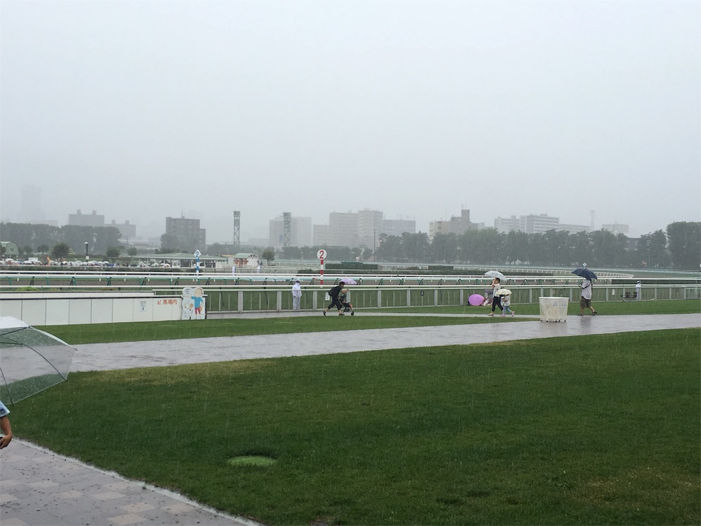7年ぶりの重馬場となった札幌競馬場。 札幌記念 観戦旅行記〜前日編 うまたび。 7年ぶりの重馬場となった札幌競馬場。 札幌記念 観戦旅行記〜前日編 うまたび。