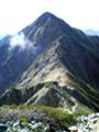 鹿島槍北峰からの南峰