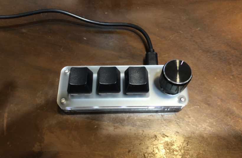 片手キーボード外観