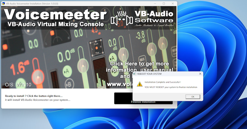 再起動してください