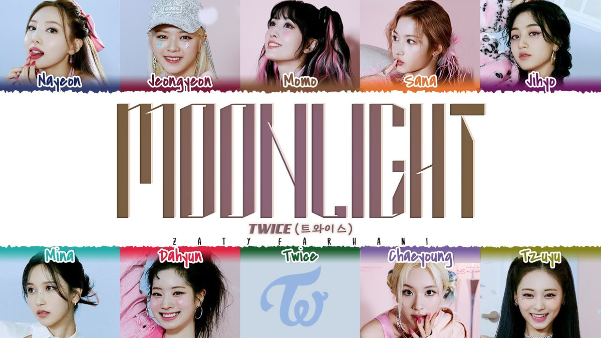 【歌詞和訳】MOONLIGHT：ムーンライト - TWICE：トゥワイス