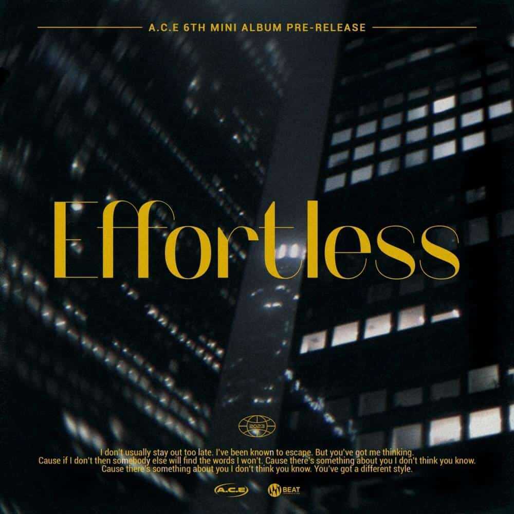 【歌詞和訳/るび】Effortless：エフォートレス - A.C.E：エイス