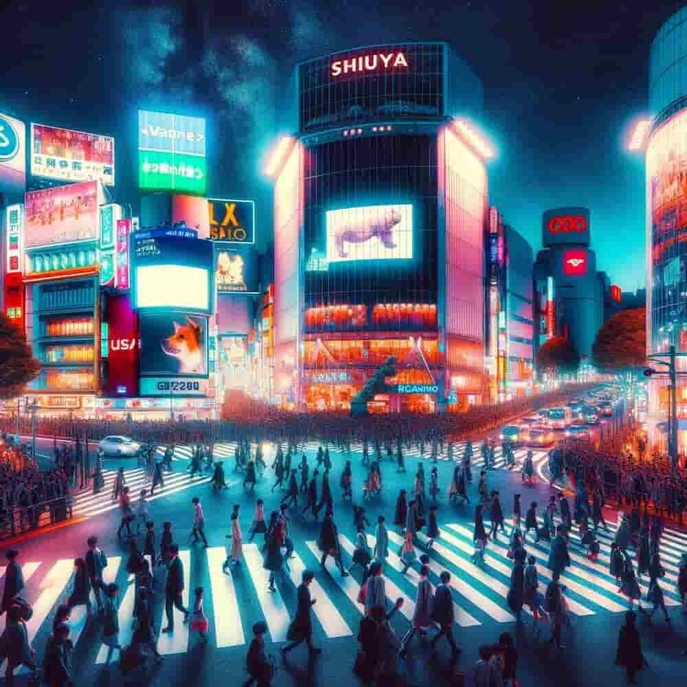 夜の渋谷