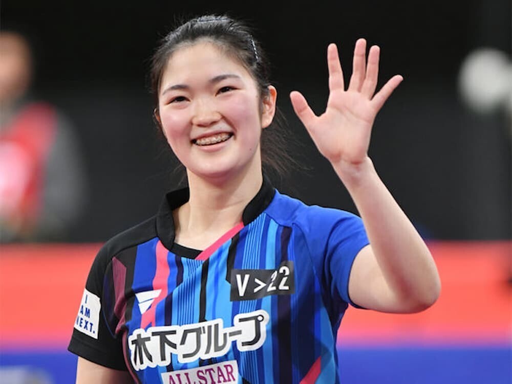 木原美悠選手の試合中の写真