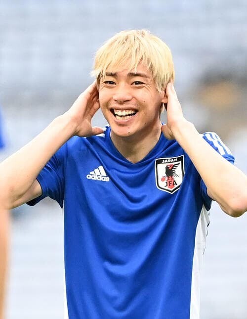 伊東純也 笑顔