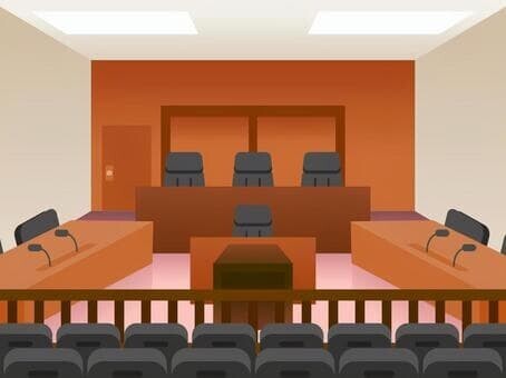 裁判所のイラスト