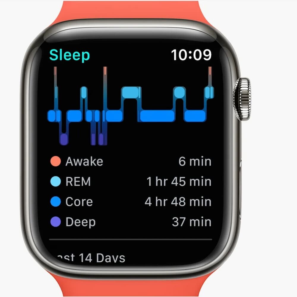 Apple Watch sleep tracking